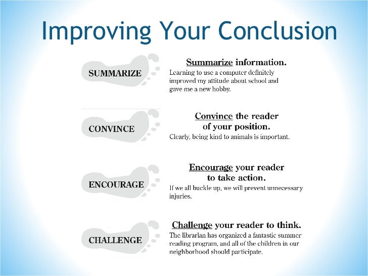 How to write the conclusion of a dissertation