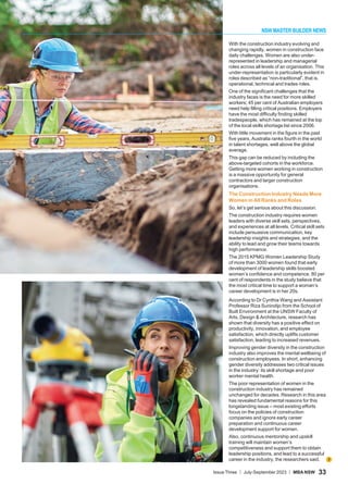 Tackling skills shortages by empowering women to thrive in the building ...