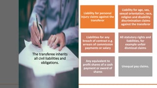 Quick Guide to TUPE Transfer Workshop | PPTX