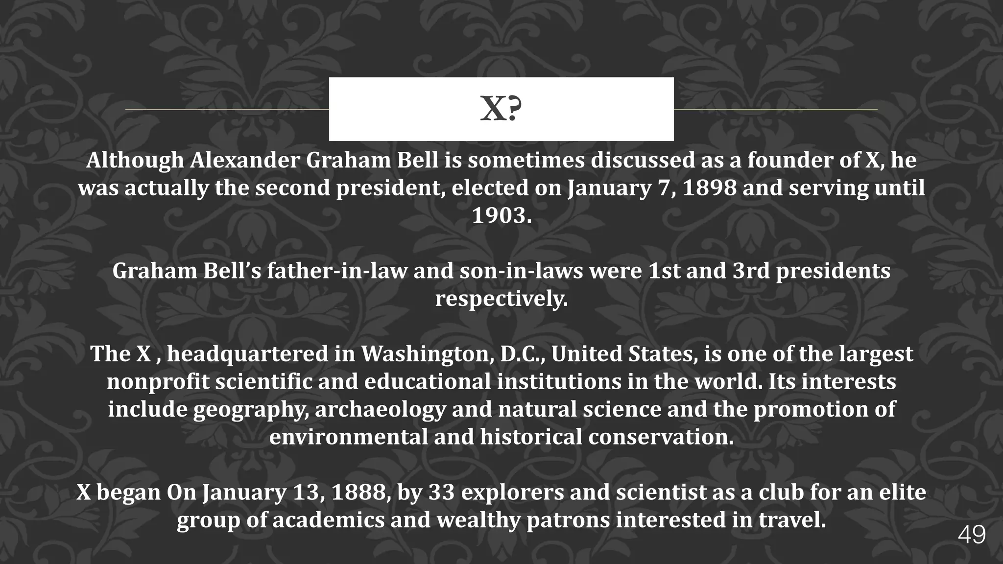 ANSWER : OPRAH WINFREY
NETWORK (OWN)
48
 