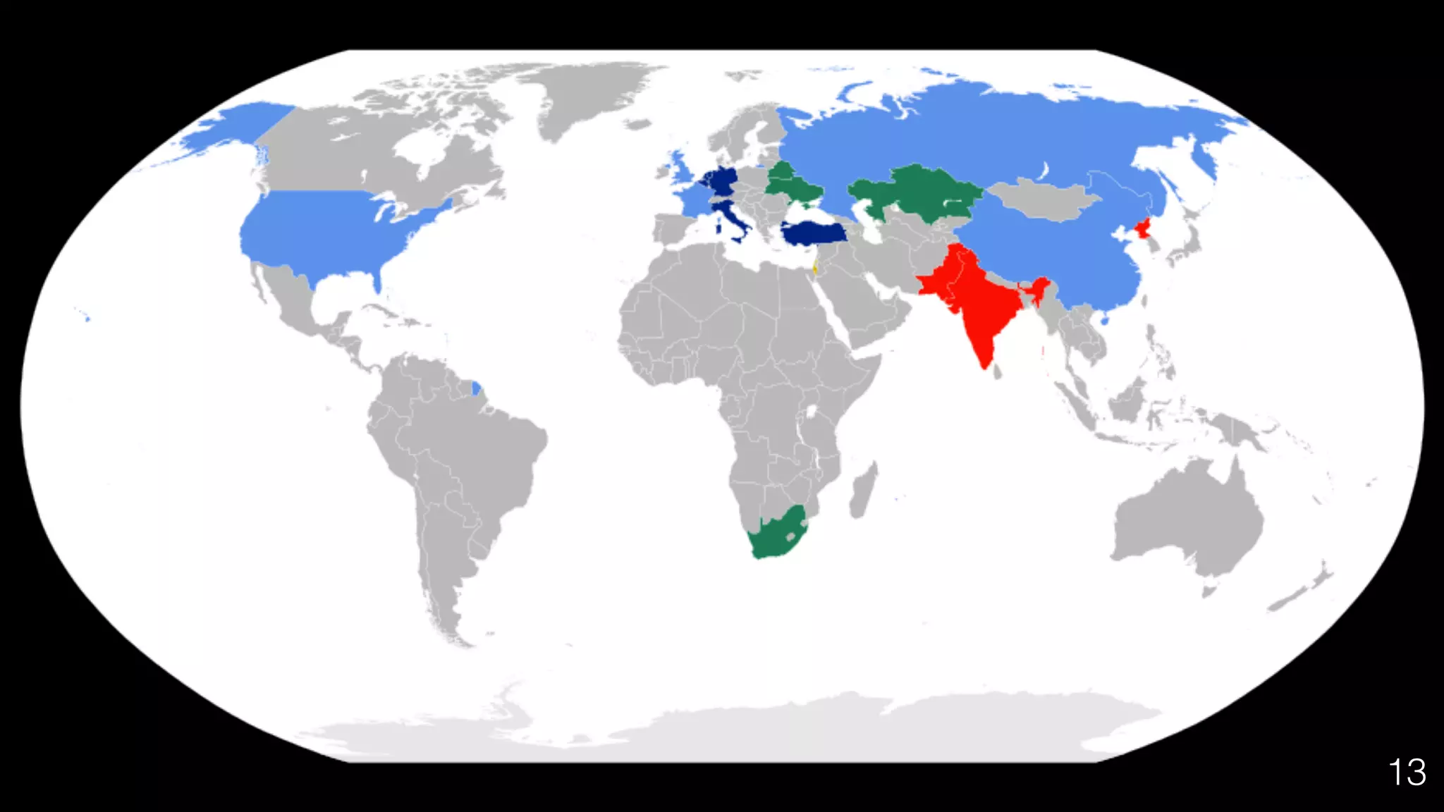 12
Light	
  green	
  :	
  Countries	
  that	
  use	
  the	
  USA	
  dollar	
  
	
  Dark	
  green	
  :	
  Countries	
  that	
  use	
  a	
  different	
  dollar	
  currency	
  
	
  Red	
  Countries	
  that	
  formerly	
  used	
  a	
  dollar	
  currency
Dollar
 