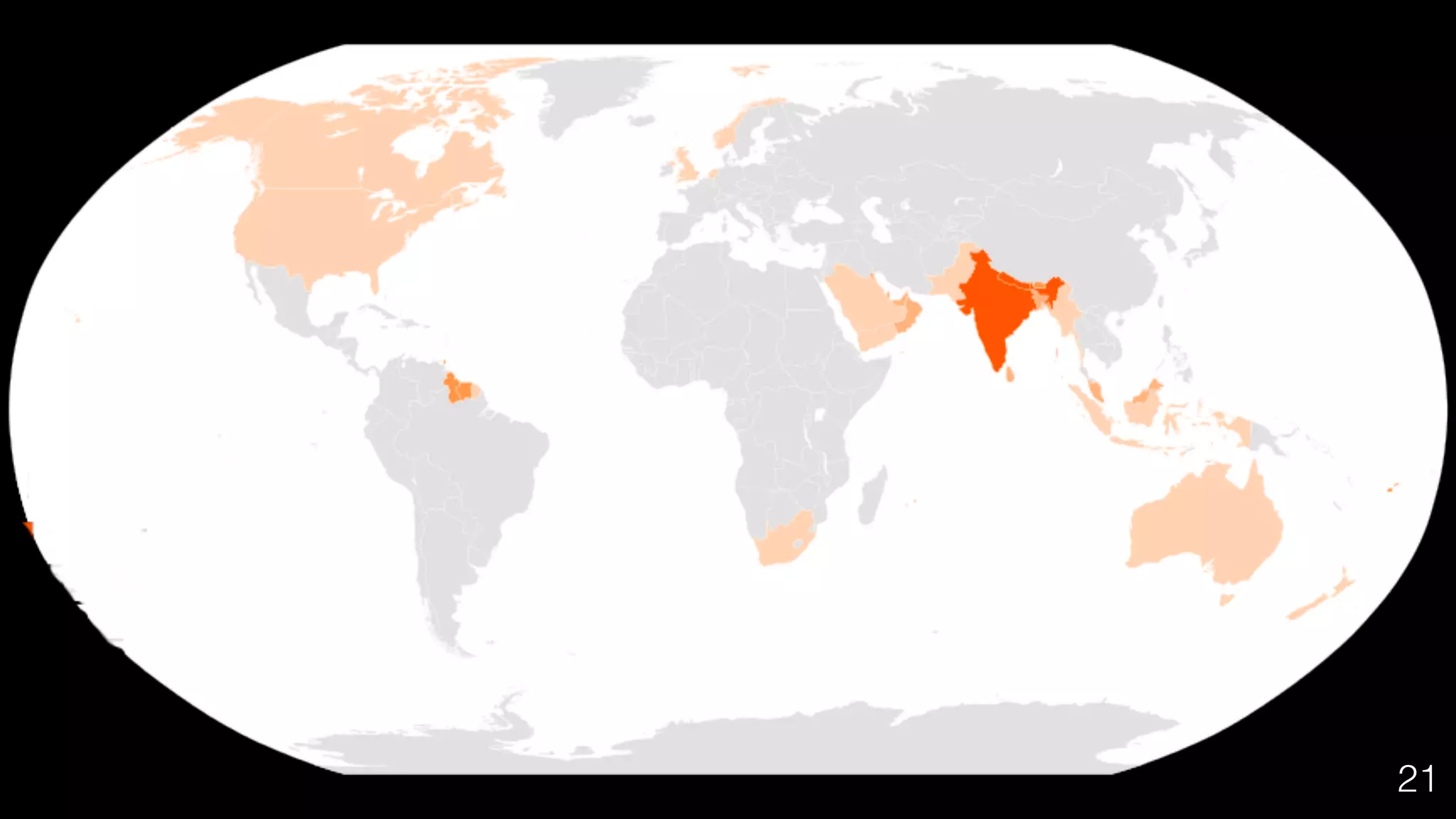 20
Green	
  :	
  Allied	
  and	
  Associated	
  Powers	
  (and	
  their	
  colonies)	
  
Brown	
  :	
  Central	
  Powers	
  (and	
  their	
  colonies)	
  
Silver	
  :	
  	
  	
  Neutral	
  Powers
World	
  War	
  I	
  Participants
 