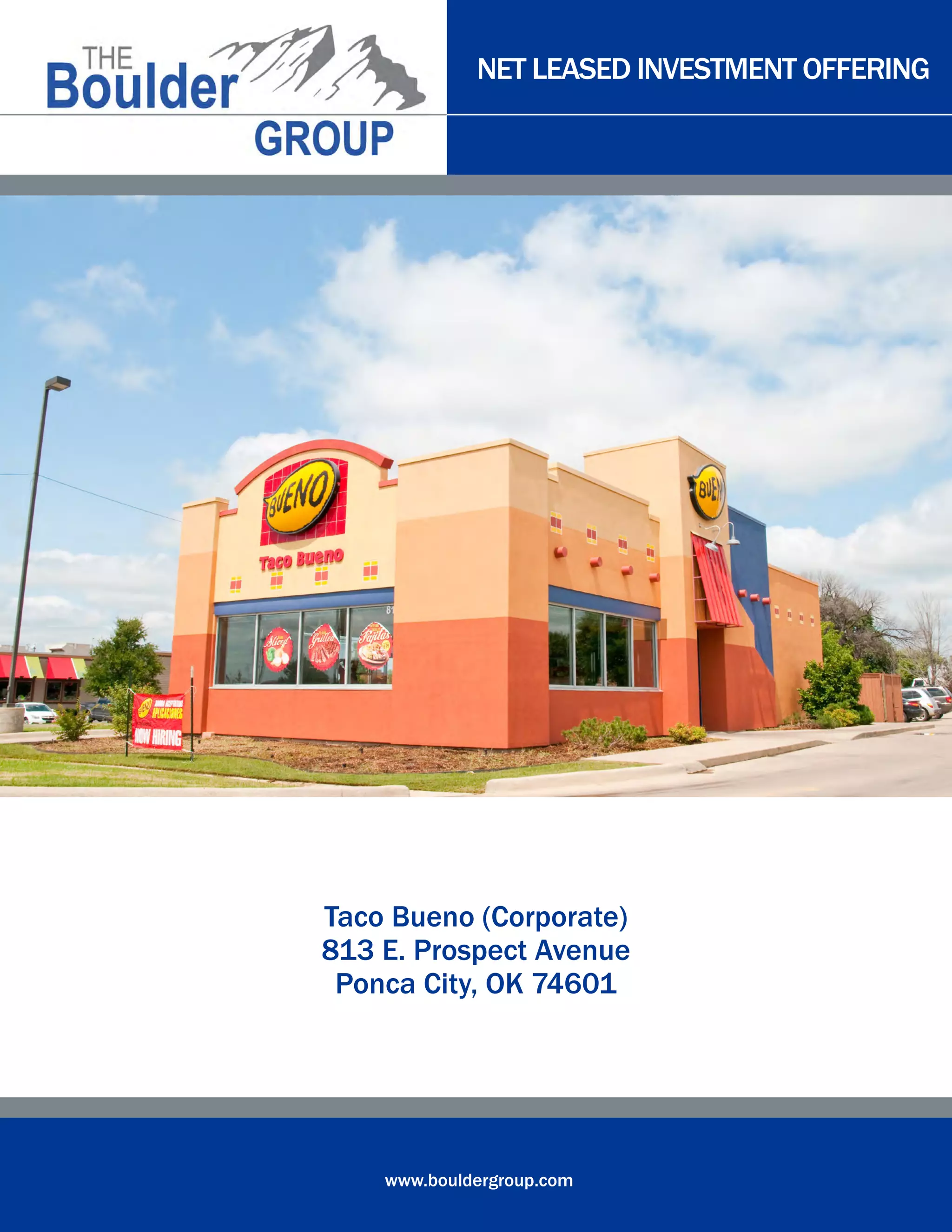 Triple Net Lease Property for sale PDF