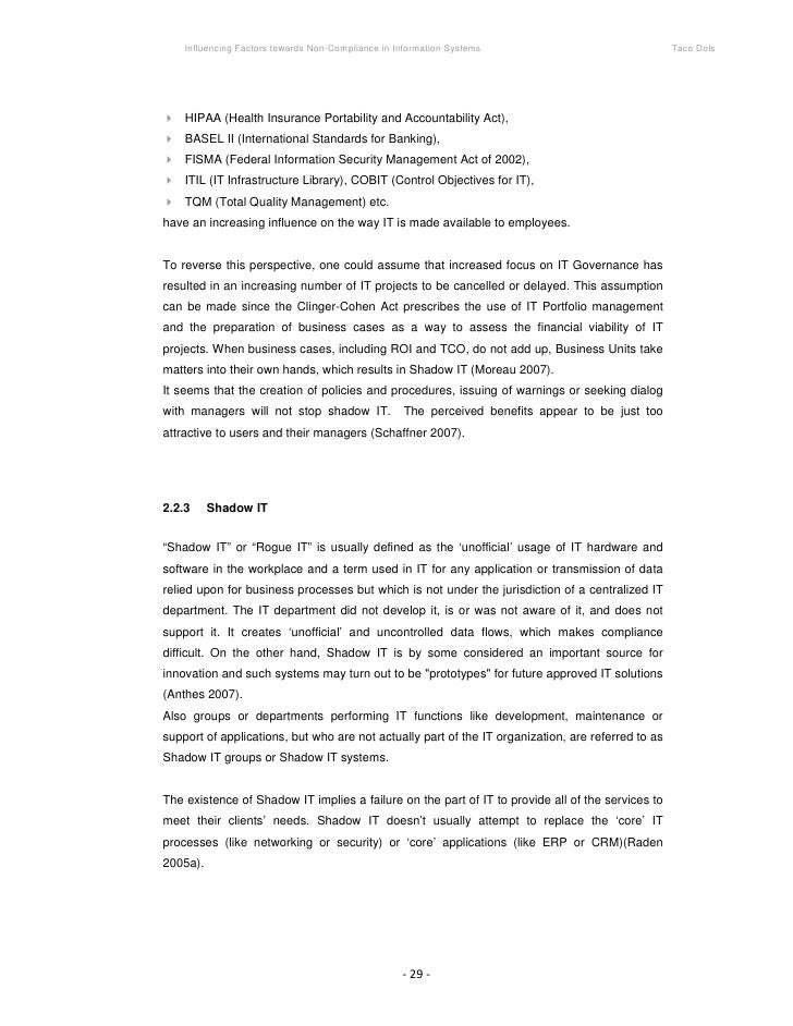 Thesis on sox act 2002