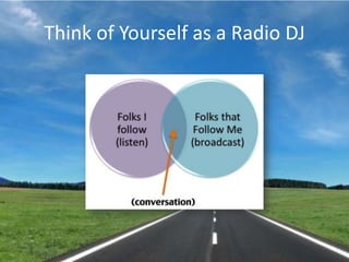 Think of Yourself as a Radio DJ