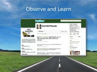 Follow and create relevant lists