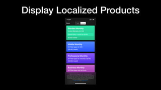 Display Localized Products
 