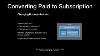 Converting Paid to Subscription
 