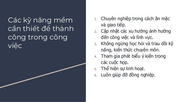 Tac Phong Lam Việc Chuyen Nghiệp