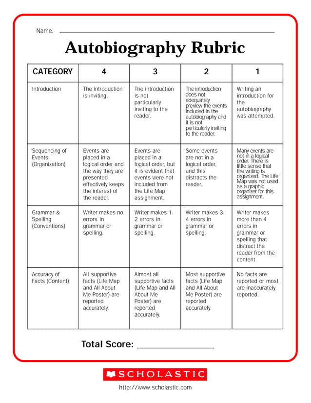 Tacs autobio rubri PDF