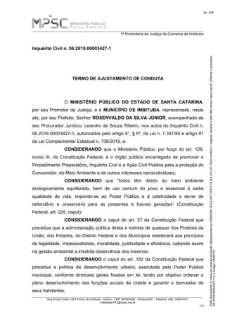 EstedocumentoécópiadooriginalassinadodigitalmenteporSANDRAGOULARTGIESTADASILVA.Paraconferirooriginal,acesseositehttp://www...