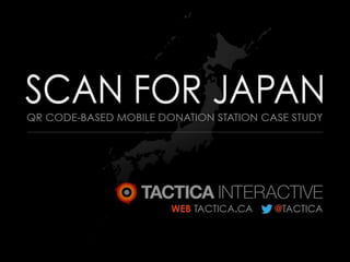 "Scan for Japan" QR Code Case Study