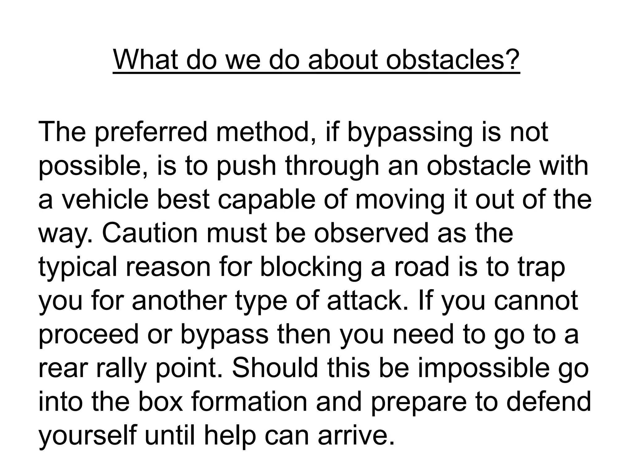 Tactical Convoy Operations | PPT