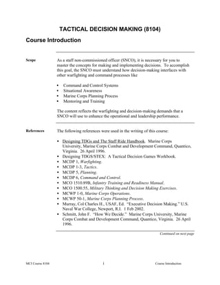 Usaf Executive Officer Guide.pdf Tactical decision making | PDF