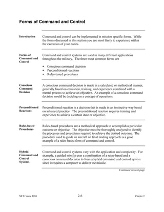 Tactical decision making | PDF