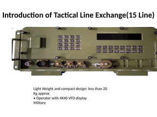 tactical exchange IN COMPANIES USED FOR TALKING | PPTX