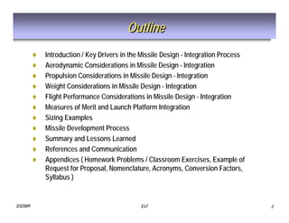 Tactical Missile Design
