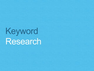 Great SEO Is No Longer Just “SEO” 
Keywords 
Rankings 
Links 
Crawl 
SEO in 2014 
Social 
Content 
Design & UX 
Speed 
Web...