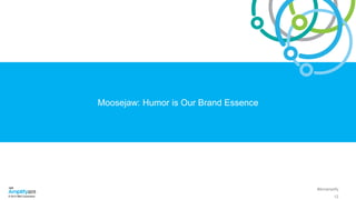 #ibmamplify
© 2015 IBM Corporation
Moosejaw: Humor is Our Brand Essence
12
 