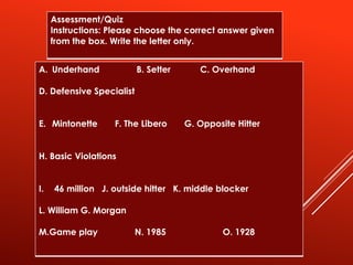 Overhand Setter Physical Education fitness- Volleyballppt.pptx