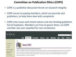 Publication ethics in times of digital technologies | PPTX