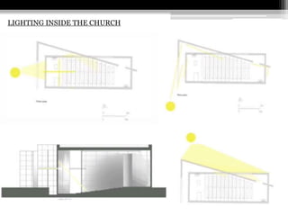 LIGHTING INSIDE THE CHURCH 
 