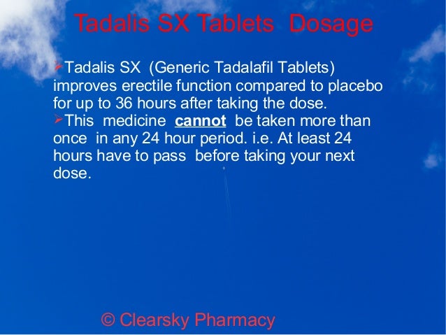Tadalis Sx Generic