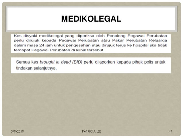Tadbir Urus Perkhidmatan Klinik Kesihatan