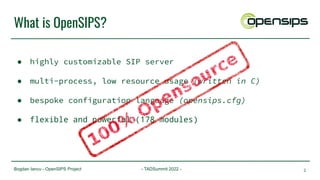 OpenSIPS 3.3 – Messaging in the IMS and UC ecosystems. Bogdan-Andrei Iancu
