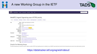 A new Working Group in the IETF
https://datatracker.ietf.org/wg/wish/about/
 