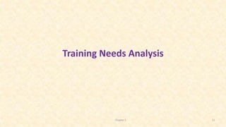 Training Needs Analysis
Chapter 5 15
 