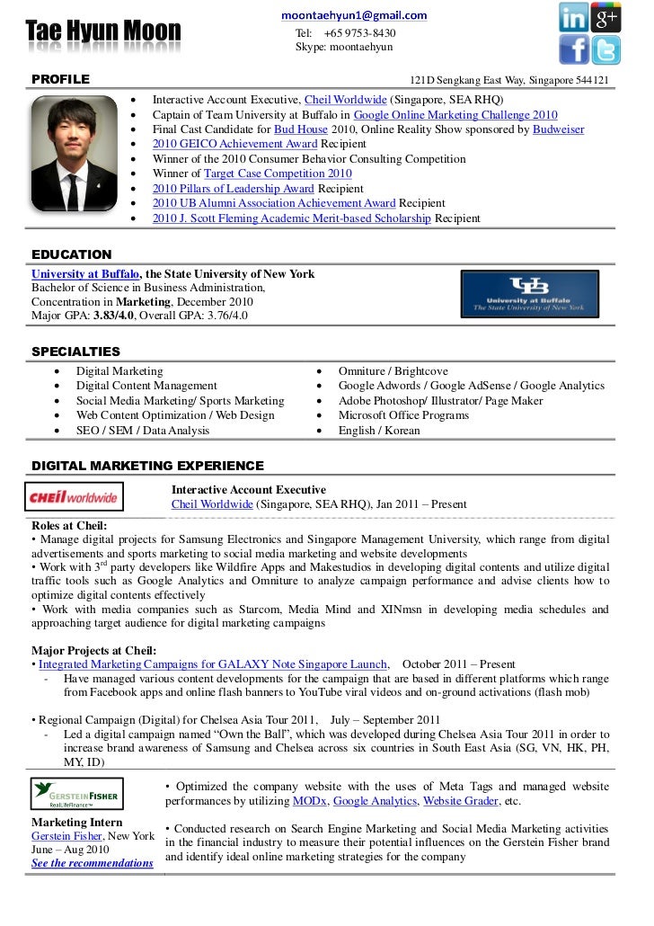 Tae Hyun Moon Resume Full