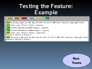 Test Driven Development With YUI Test (Ajax Experience 2008)