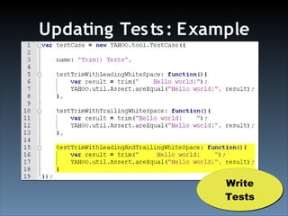 Test Driven Development With YUI Test (Ajax Experience 2008)
