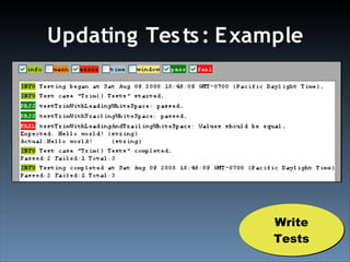 Test Driven Development With YUI Test (Ajax Experience 2008)