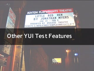 Test Driven Development With YUI Test (Ajax Experience 2008)
