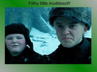 Filthy little mudblood!! 