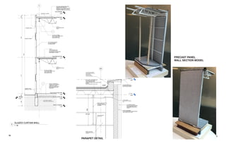 38 39
PARAPET DETAIL
PRECAST PANEL
WALL SECTION MODEL
 