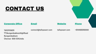 Tafe Power Generators