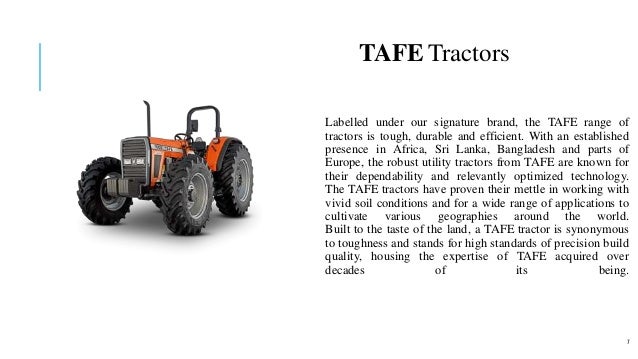 Tafe tractors | PDF