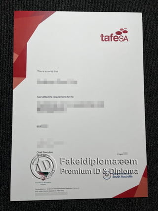 TAFE SA certificate