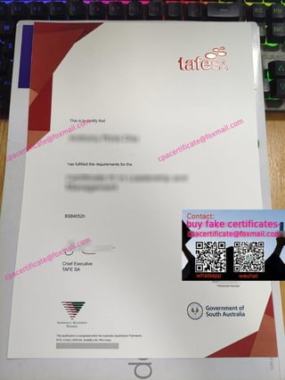 Tafe Sa Transcript TAFE SA certificate | PDF