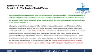 -Interpretation Tafseer Surat Absaa - 30 | PPTX