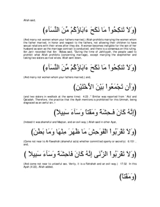A compilation of the Abridged Tafsir Ibn Kathir Volumes 1 - 10  ( commentary of the meaning ) 