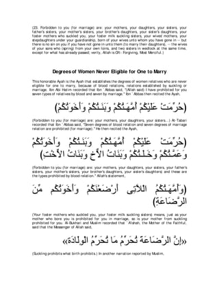 A compilation of the Abridged Tafsir Ibn Kathir Volumes 1 - 10  ( commentary of the meaning ) 