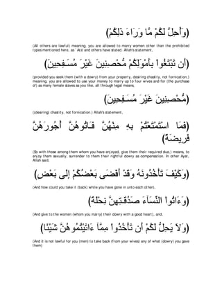 A compilation of the Abridged Tafsir Ibn Kathir Volumes 1 - 10  ( commentary of the meaning ) 