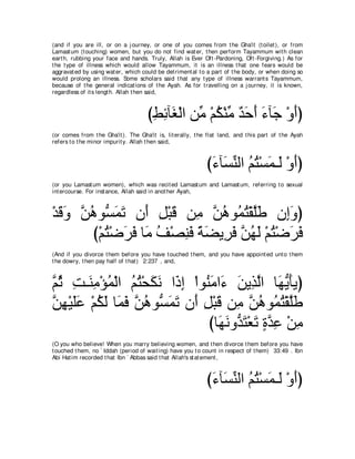 A compilation of the Abridged Tafsir Ibn Kathir Volumes 1 - 10  ( commentary of the meaning ) 