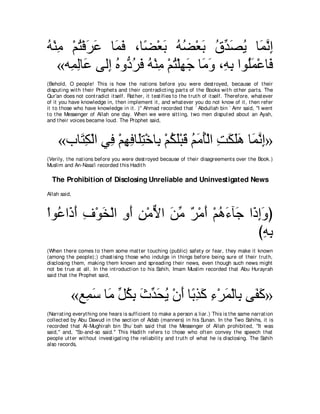 A compilation of the Abridged Tafsir Ibn Kathir Volumes 1 - 10  ( commentary of the meaning ) 