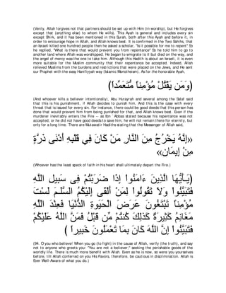 A compilation of the Abridged Tafsir Ibn Kathir Volumes 1 - 10  ( commentary of the meaning ) 